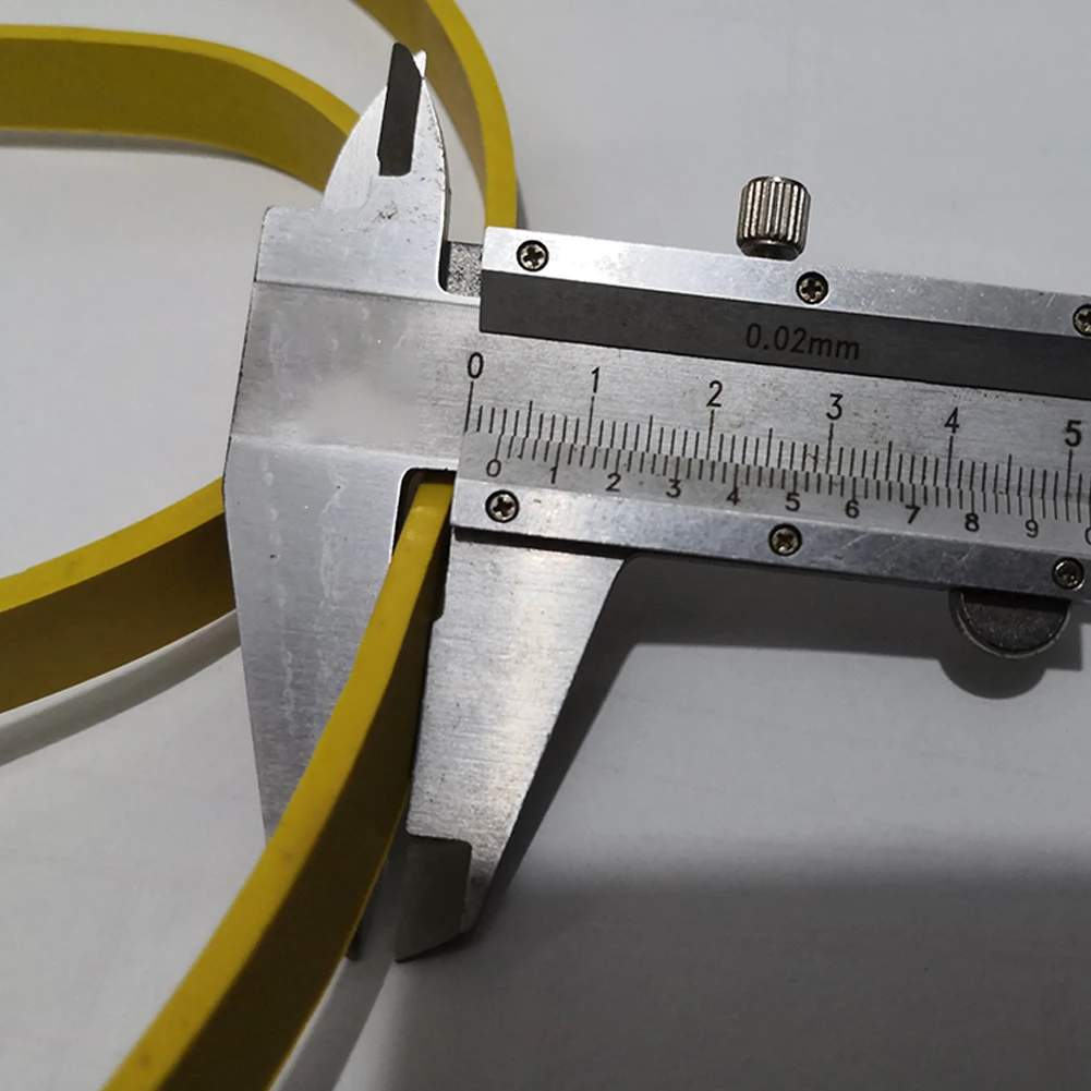 

Rubber Band Band Saw Rubber Band WoodWorking Band Saw 8\" X 1/2\" X 0.12\" Belt Non Slip Rubber Stretched Yellow