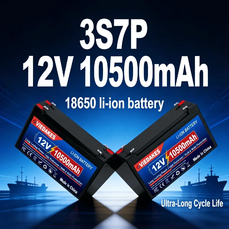 

Plug-and-Play 3S7P 18650 Lithium Battery 12V 10500mAh High Stability for Portable Power Station Outdoor Adventure