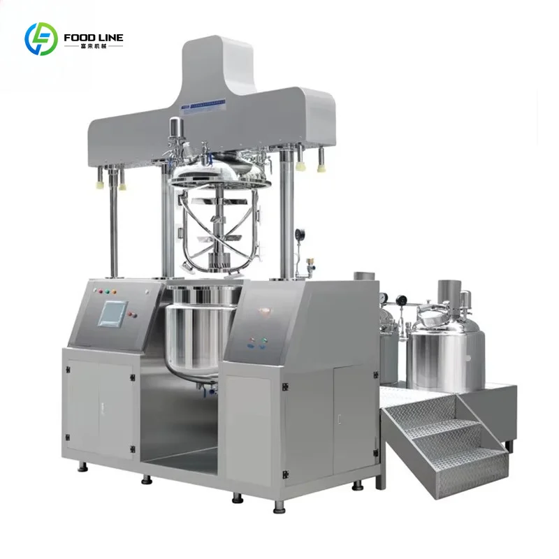Factory Direct Vacuum Homogenizer Mixer Turnkey Cosmetics Manufacturing Line For All Kinds Skin Lotion Cream Processing