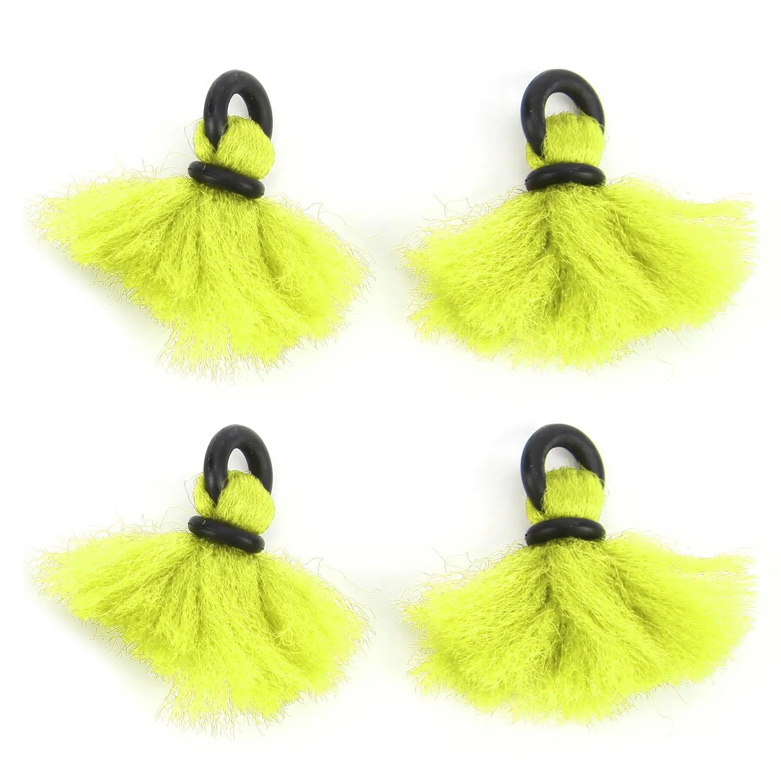 

4pcs Fly Fishing Strike Indicators - Yarn Drift Floats with Light for Hook Positioning & Bobbing