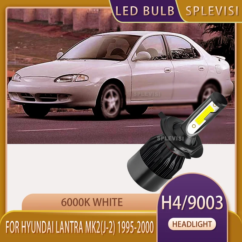 

High quality and High performance LED Headlight Car Bulb 6000k White For Hyundai Lantra Mk2(J-2) 1995 1996 1997 1998 1999 2000