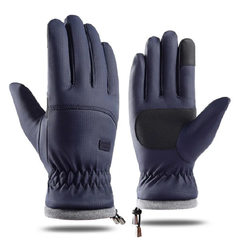 New Men Ski Gloves Winter -20 Degrees Cold-proof Windproof Waterproof Keep Warm Anti Slip Light Soft Comfortable Male Gloves