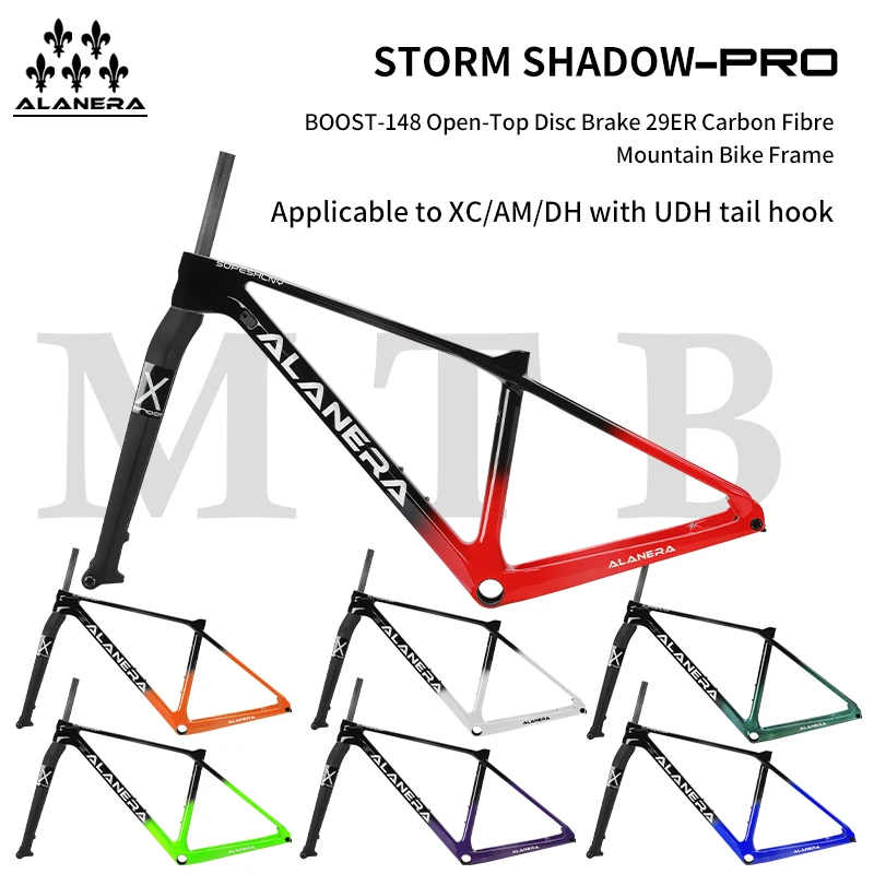 

MTB Frame Carbon Frame BOOST 148 x12 open gear barrel extractor disc brake 29ER carbon fiber frame