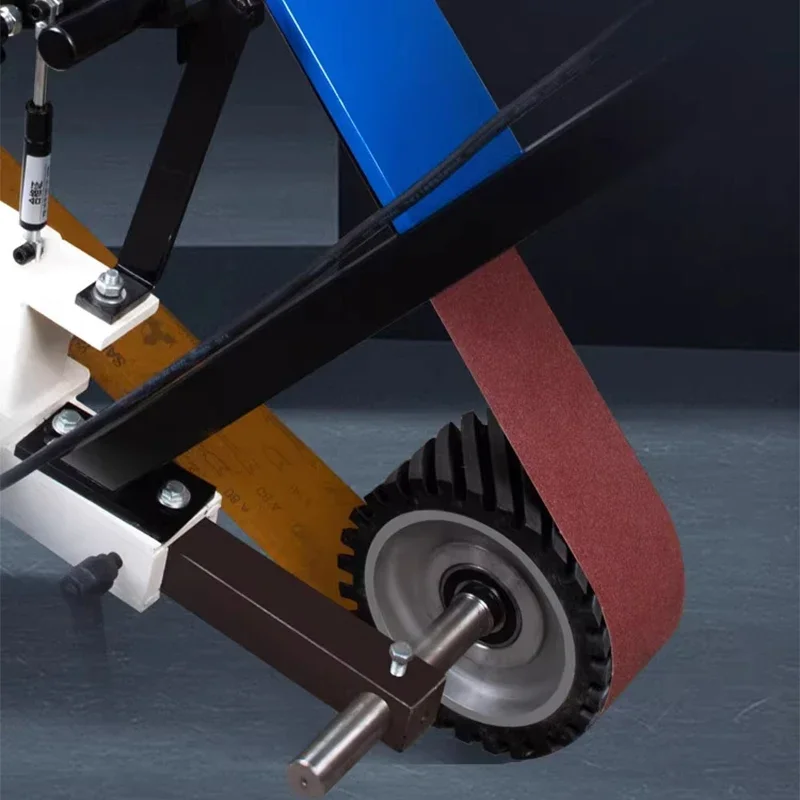 

Hand-pushed belt sander Steel plate welding grinder Tank body internal polishing machine Rust removal and oxide skin removal