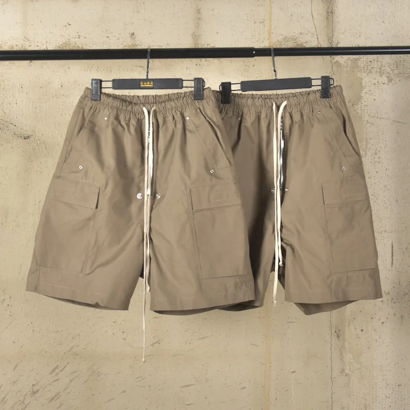 High Street RO Shorts Hard Cotton Workwear High Street Five Quarter Pants Loose and Trendy Men's Casual Loose Shorts