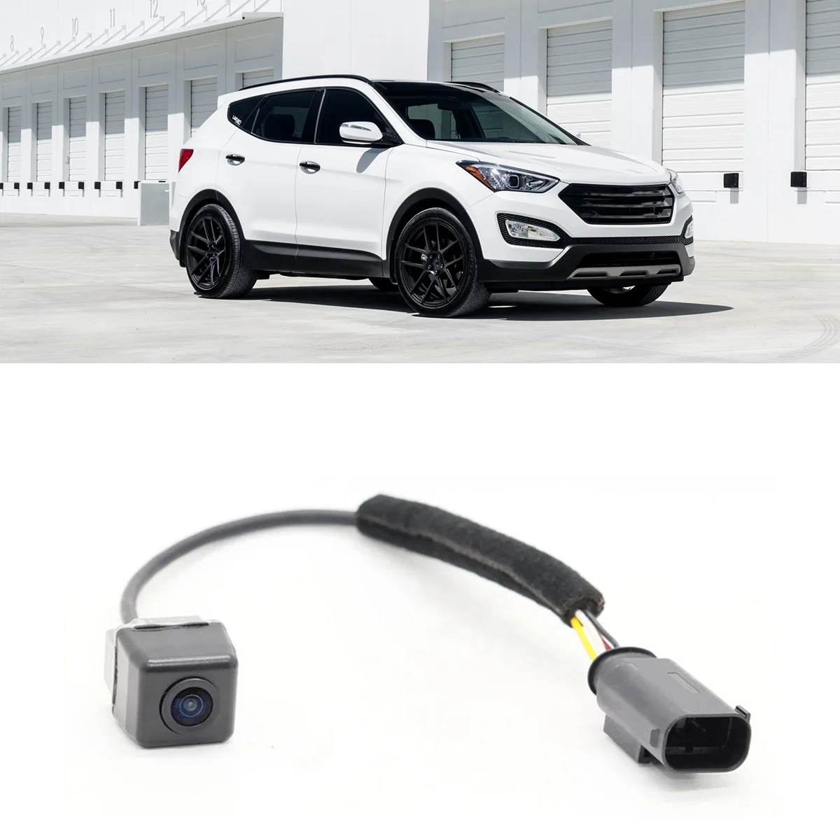 Car Reverse Rear View Camera 95750-2B500 for Hyundai Santa Fe 2009-2012 Backup Park Assist Camera 95750 2B501