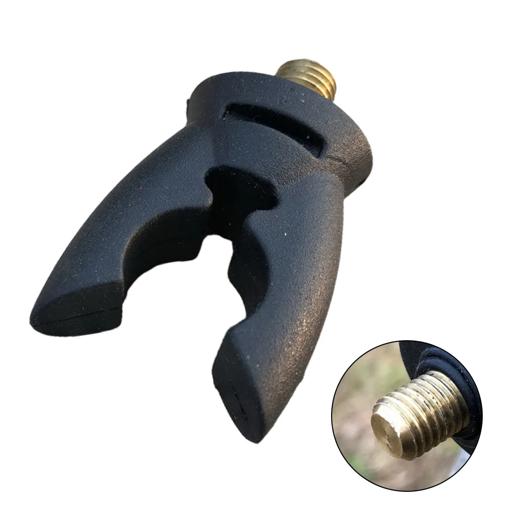Fishing Rod Holder Carp Fishing Pole Rest Coarse Carp Fish Tackle Gripper Rest Butt Rod Holder Head With 3/8 Thread Pesca Tools