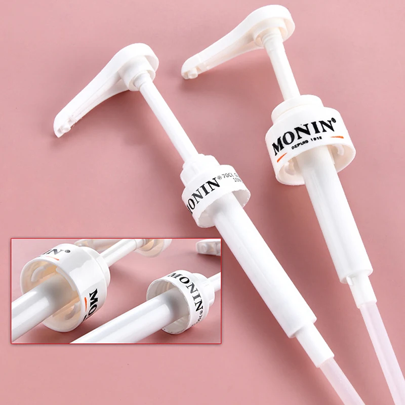 1/5PCS Coffee Milk Tea Dispenser Syrup Pump Liquid Dispenser For Monin Syrup 10ml Juice Bottle Dispenser Pump Kitchen Tools