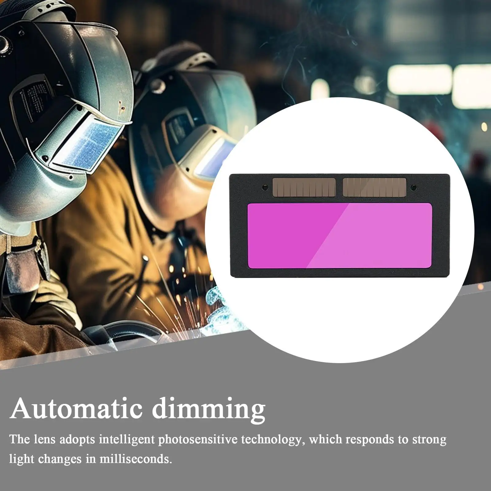 Automatic Welding Lens Filter Adjustable Shade Welding Lens Solar Powered Automatic Replacement Parts dimming lenses