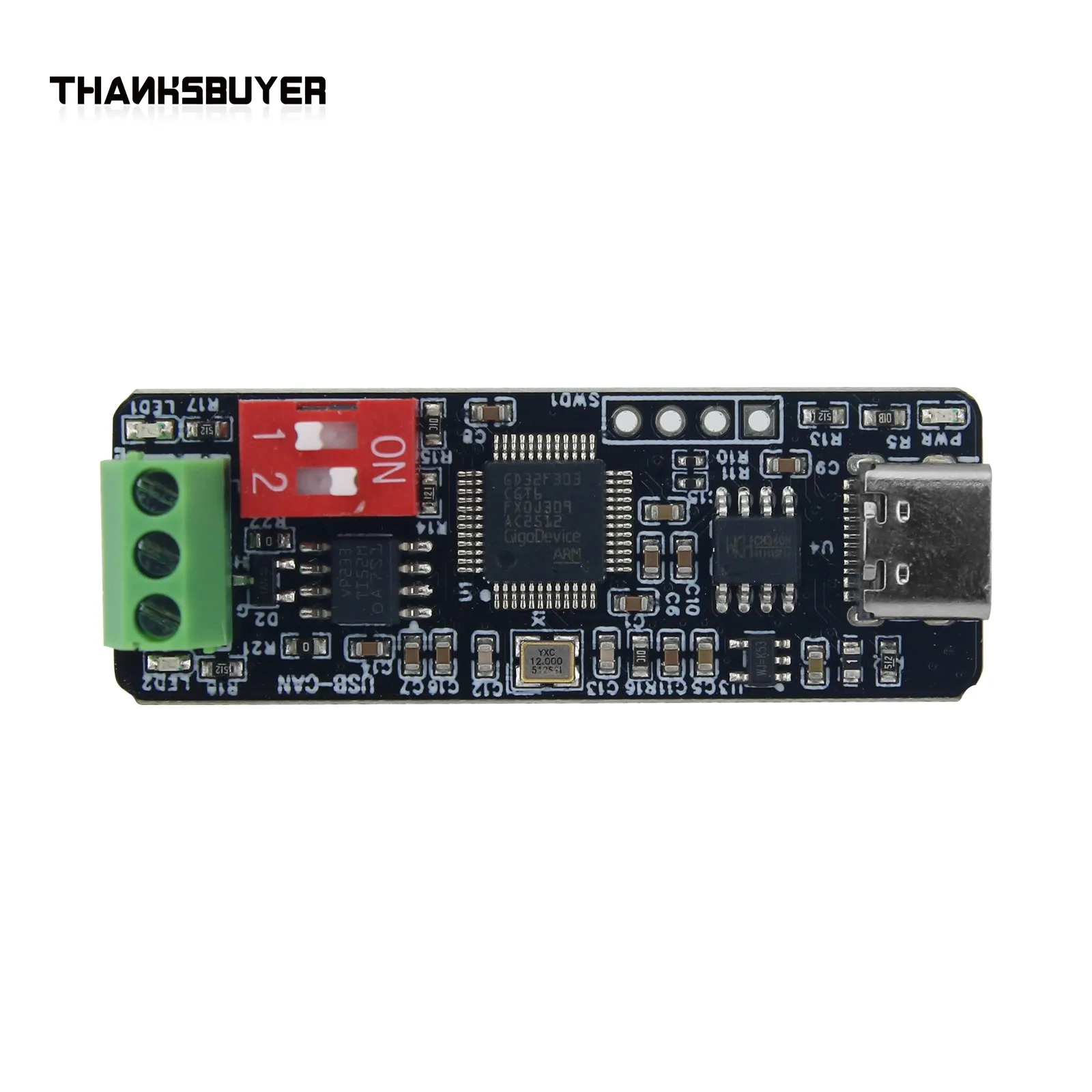 CAN to USB Debugging Module CH340 Driver Chip, CAN Bus Adapter Compatible with XIAOMI CyberGear Micro Motor