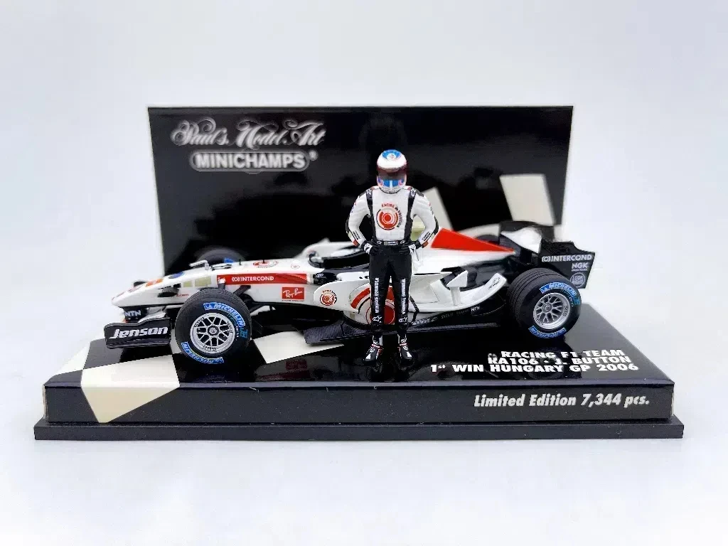 Minichamps 1:43 F1 RA106 زر 2006 المجر محاكاة طبعة محدودة الراتنج المعادن ثابت سيارة لعبة مجسمة هدية