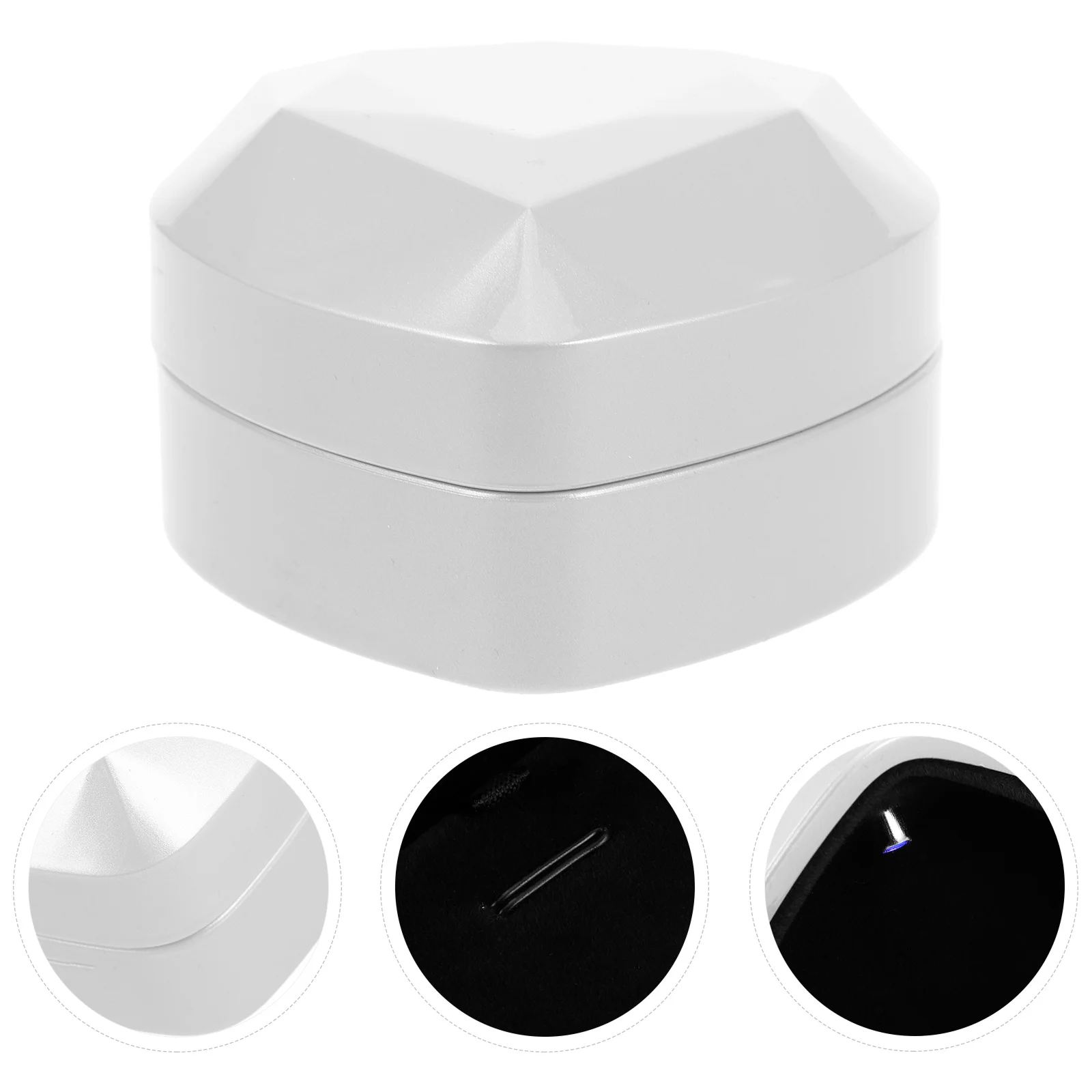 

Светодиодная коробка для ожерелья в форме сердца, витрина для ювелирных изделий, светильник, коробка для хранения ювелирных изделий, подарок для ожерелья с подвеской