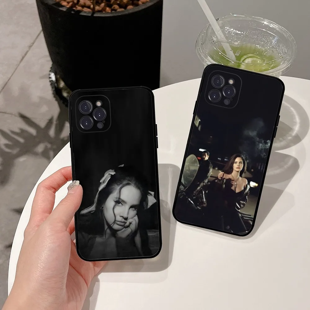 Lana D-Del Rey Famous Singer Phone Case Phone Case For Apple iPhone 15,14,13,12,11,XS,XR,X,8,7,Pro,Max,Plus,mini Black Cover