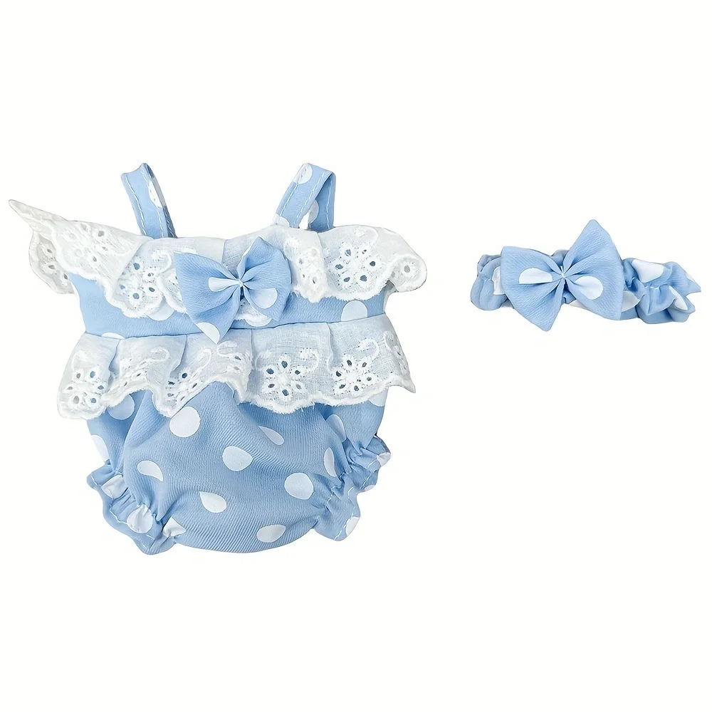 1 Set Including 4 Outfits Reborn Doll Clothes Fits 10Inch Bebe Newborn Dolls Soft Touch High Quality Ideal Gift for Youngsters