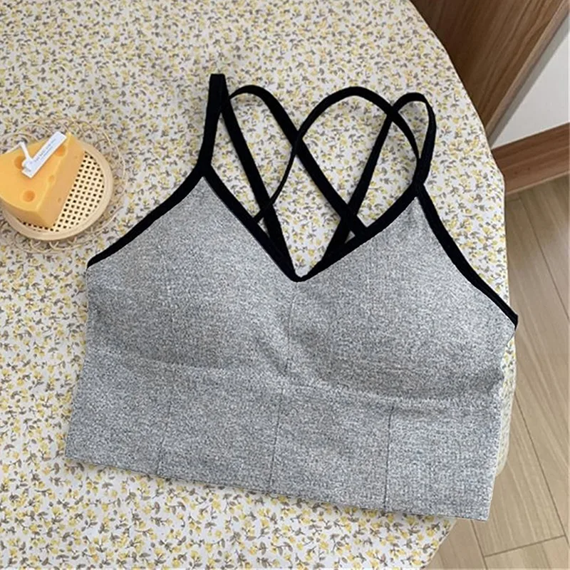 Top Women Yoga Sport Bra Women Shockproof Sexy Back Sports Top Breathable Athletic Fitness Running Gym Vest tops Sportswear