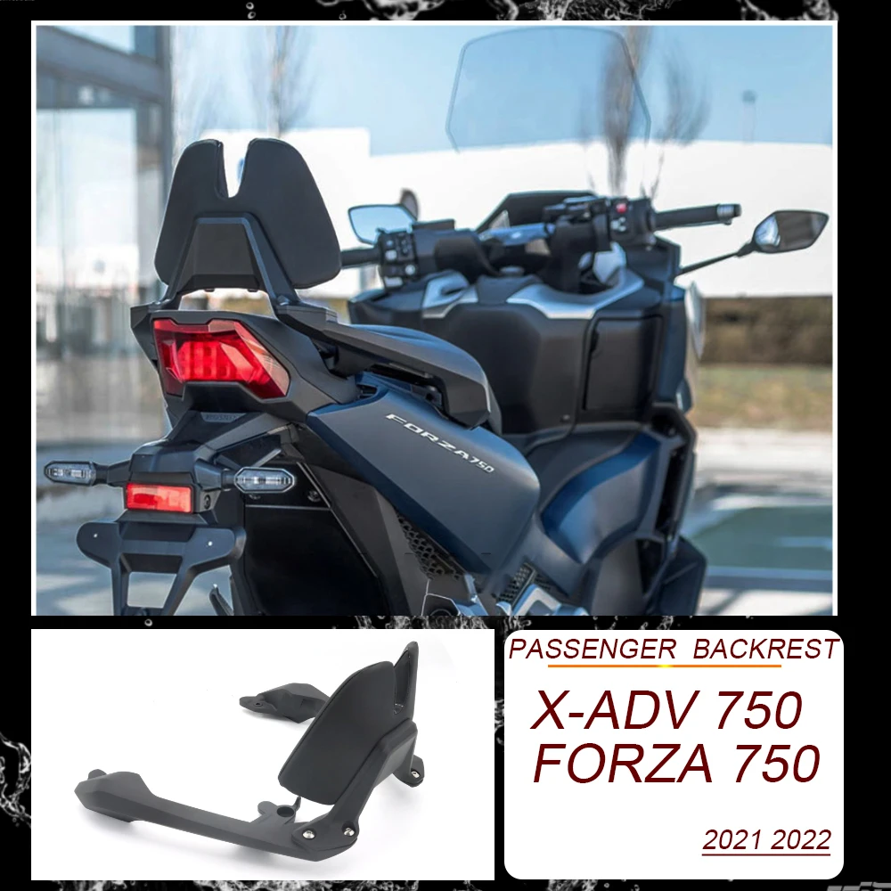 

FORZA NSS 750 Forza750 NSS750 2021 2022 Motorcycle Passenger Seat Rear Backrest Cushion Back Rest Pad For Honda X-ADV XADV 750