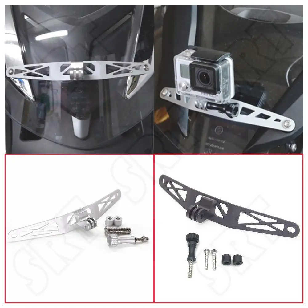 

Fits for BMW R1250RT R1200RT LC RT R1250 R1200 2015-2020 Motorcycle Front Go Pro Camera Bracket Recorder Cam Rack Mount Holder