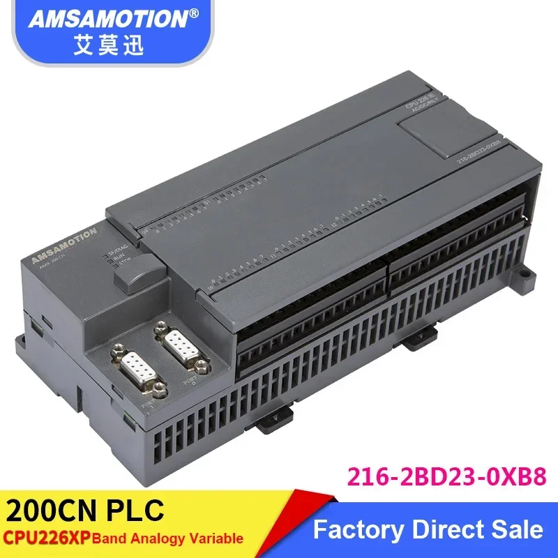 CPU226 CPU224XP For Siemens S7-200 6ES7 216-2BD23/2AD23-0XB8 Relay PLC 24I/16O Transistor PLC 14I/10O Ethernet Analog 2AI/1AO