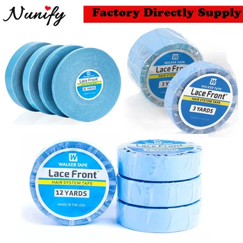 Fita adesiva de dupla face para a extensão do cabelo 3/12/36 jardas fita dianteira forte do laço para acessórios da peruca da fita do cabelo da tecelagem do cabelo