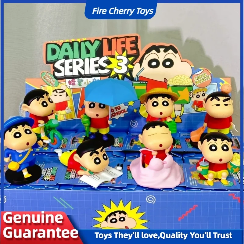 

Новый карандаш Шин-Чан, серия Daily Life V1v2v3, слепая коробка, кавайная фигурка, игрушка, фигурка манги, украшения, кукла, подарки на день рождения