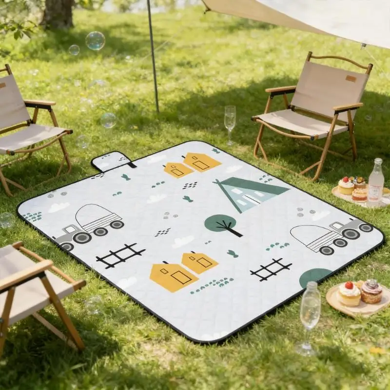 

Oversized Waterproof Picnics Mats for Various People Sandproof Foldable Portable Outdoor Use for Backyards Decks JOME