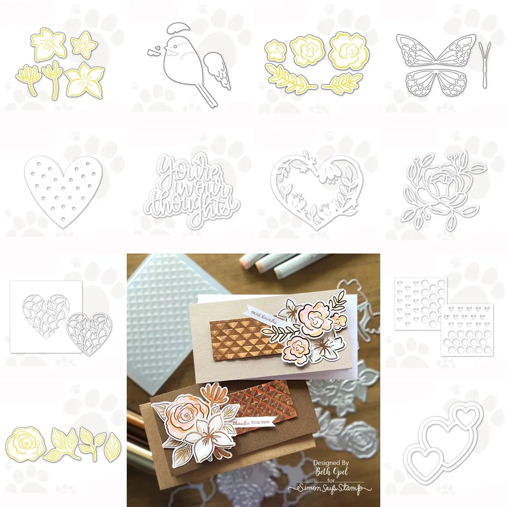

2025 new Metal Cutting Dies and stencil Scrapbook Diary Decoration Stencil Embossing Template DIY Greeting Card Handmade
