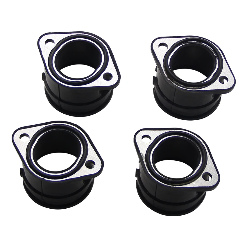 4pcs Carburetor Interface Manifold Intake Glue For Kawasaki ZRX400 ZR400 / ZR400 ZRX-II 1994-1996/1998-2001/2003-2008 16065-1297