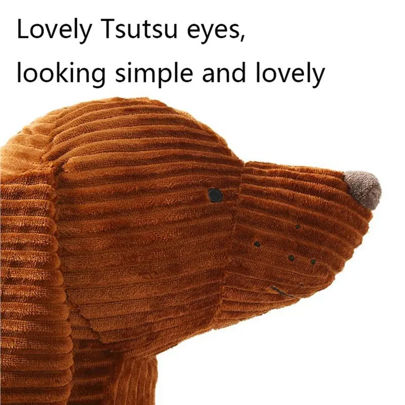 CYGJ-2X Dachshund Dog Plush Hug Pillow Soft Stuffed Throw Cushion Animals Pillow For Sofa Home Decoration Gifts For Kids 50Cm