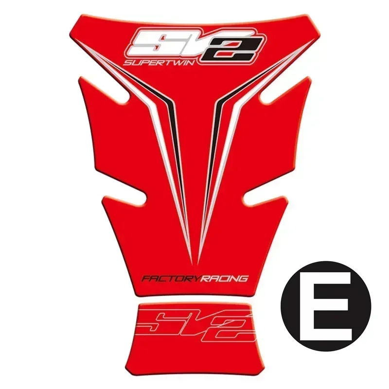 For Suzuki SV650 SV1000 S 2003 - 2013 Motorcycle Tank Pad Protector 3D Gel Sticker Decal - 1 Motor