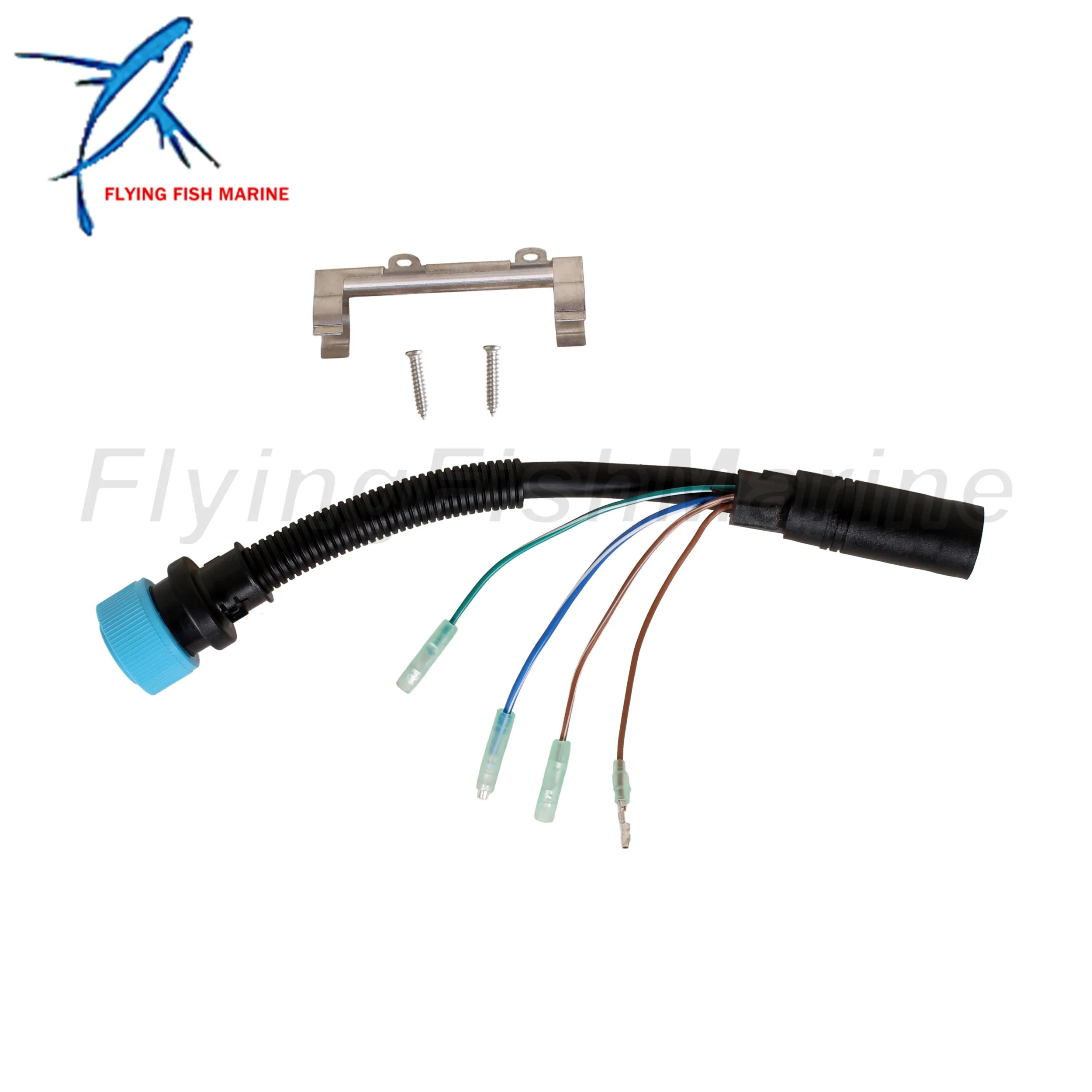 Outboard Engine 84-896542T01 Ignition Wire Adapter Harness Assembly for Mercury Remote Control Box, 8 Pins To 14 Pins, 1ft /0.31