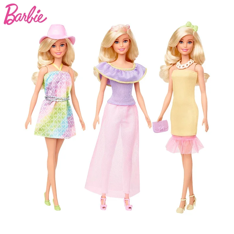 Original Barbie Dolls Fashion Clothes Set Creative Design Clothes Toys for Girls Birthday Gift Baby Toys Educational Princess