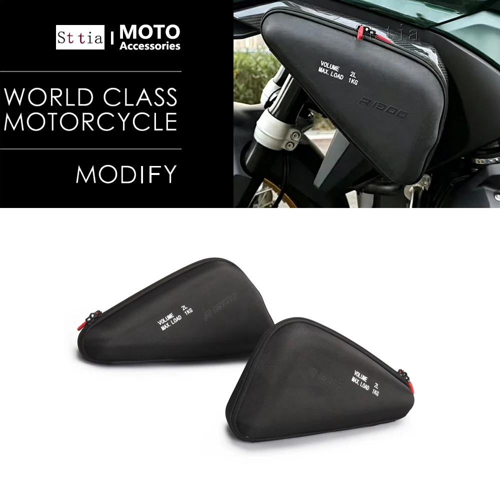 2023 2024 2025 R 1300 GS Motorcycle Accessories Radiator Cowl Bag Side Fairing Tool Storage Bags 2L1kg For BMW R1300GS R 1300GS