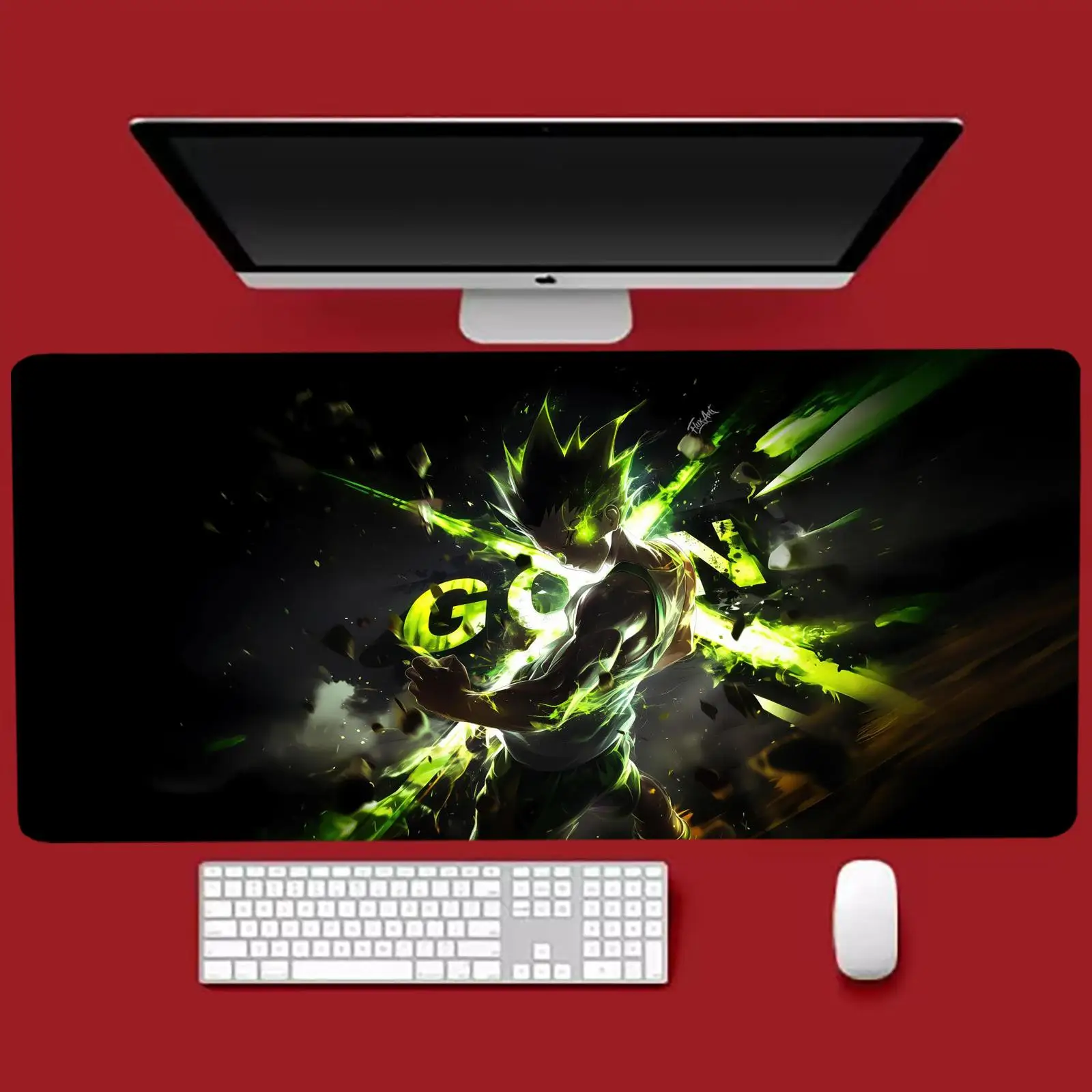 H-Hunter x Hunter New Computer Home Mousepad XXL Desk Mats Natural Rubber Office Anti Slip Gaming Accessories pad