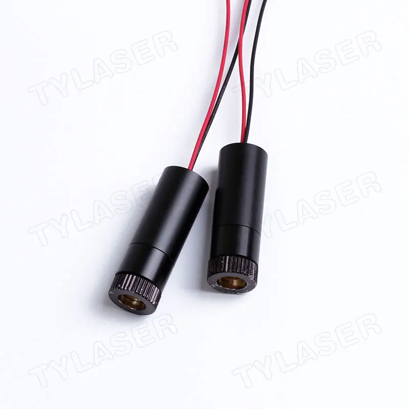 D12x45mm focalizável 635nm 5mw 10mw 30mw 50mw 100mw 150mw linha vermelha laser módulo foco ajustável