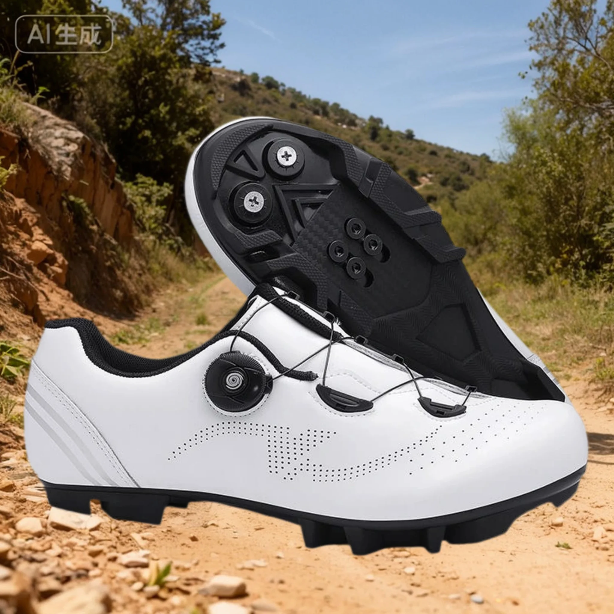 

2023 Cycling Sneaker Mtb with Cleats Men Carbon Sports Speed Bike Shoes Women Mountain Racing Flat SPD Road Cycling Footwear