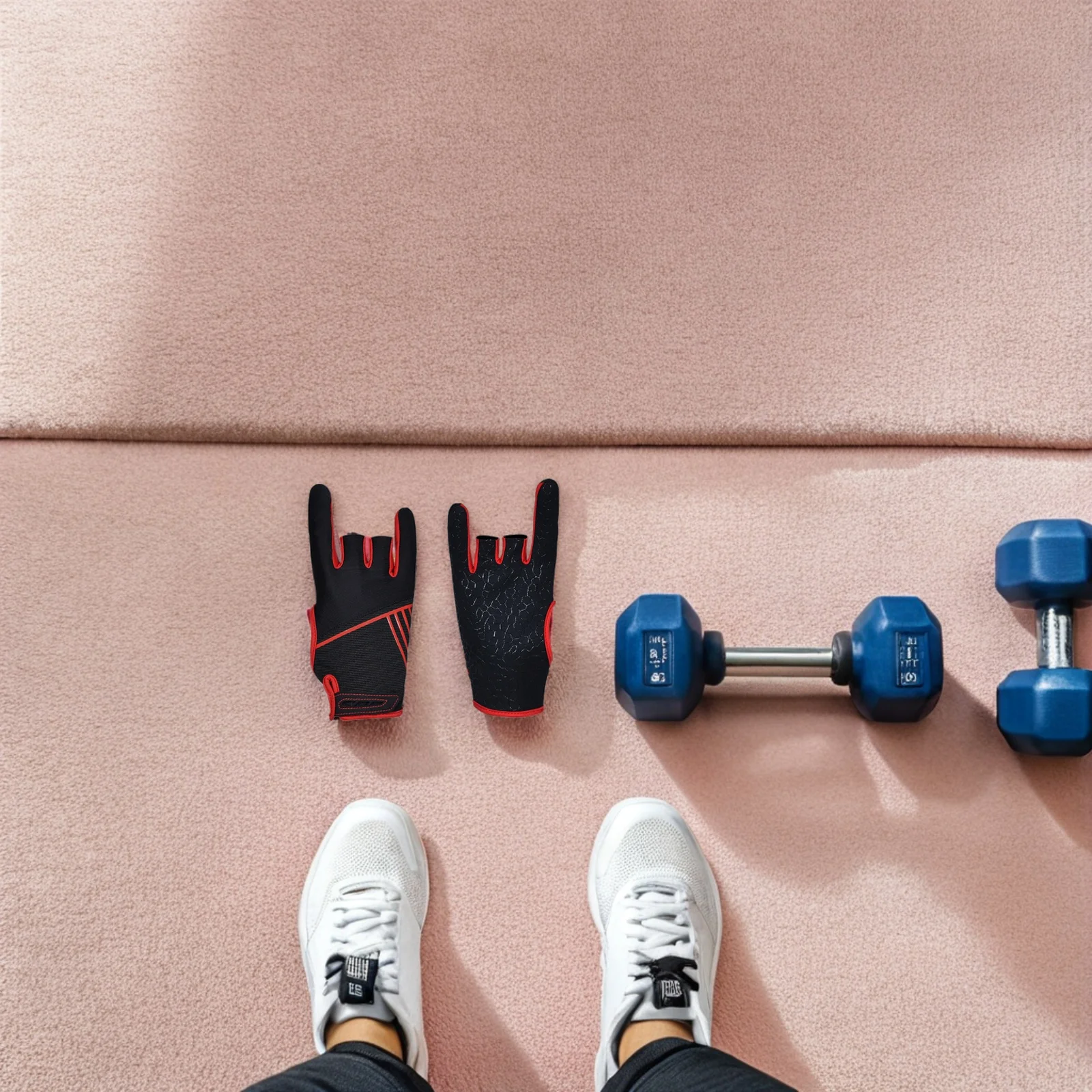 

1 Pair Anti-Slip Bowling Gloves Professional Elastic Breathable Sports Gloves Silicone Grip Palm Fit For Men Women L/Xl Red