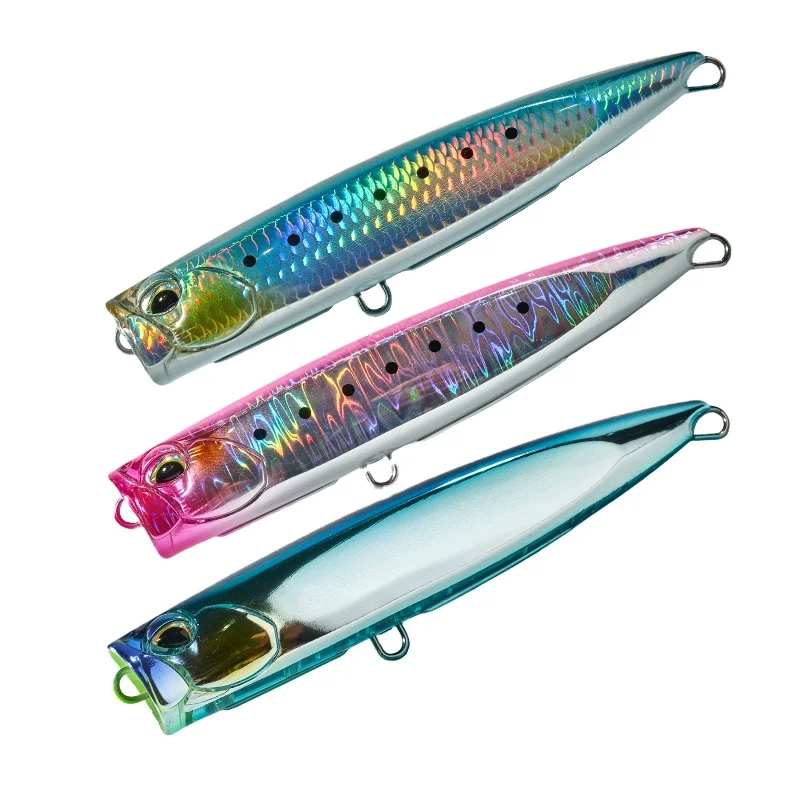 

Экологичная рыболовная приманка-поппер с принтом, искусственная жесткая приманка из АБС-пластика для рыбалки