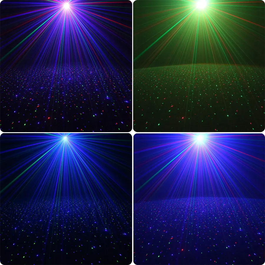 ESHINY RGB Laser Sky Stars DJ Disco Light Party Projector LED Bar Dance KTV Home Room Christmas Stage Lighting Effect USB B224N7