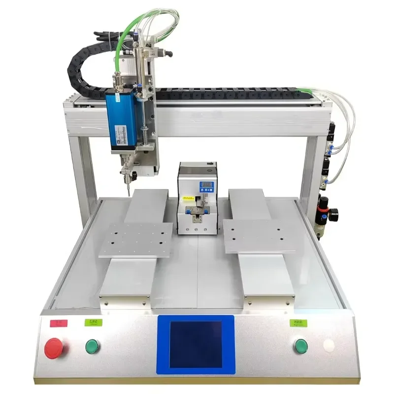 for Double Platform Automatic Industrial 220V Screw Locking Machine with Blowing Suction Function 1 Year Warranty