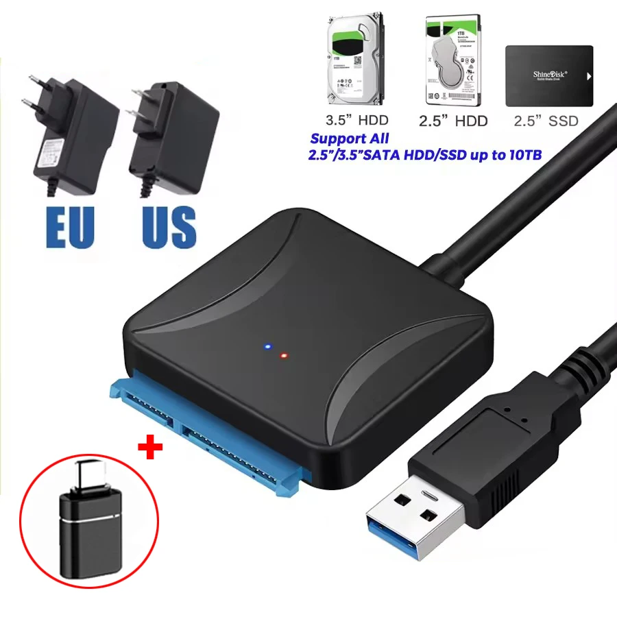 yZ[zUSB 3.0 - SATAϊA_v^P[ui3.5/2.5C`SSD/HDD SATA IIIΉAUASPΉAUSB 1.1/2.0/3.0݊j