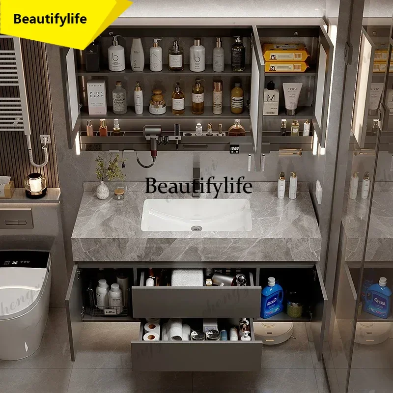 y45  Modern Luxury Bathroom Cabinet Space Saver Drawers Paper Display Partitions Cupboard Organizer Archivadores Trendy