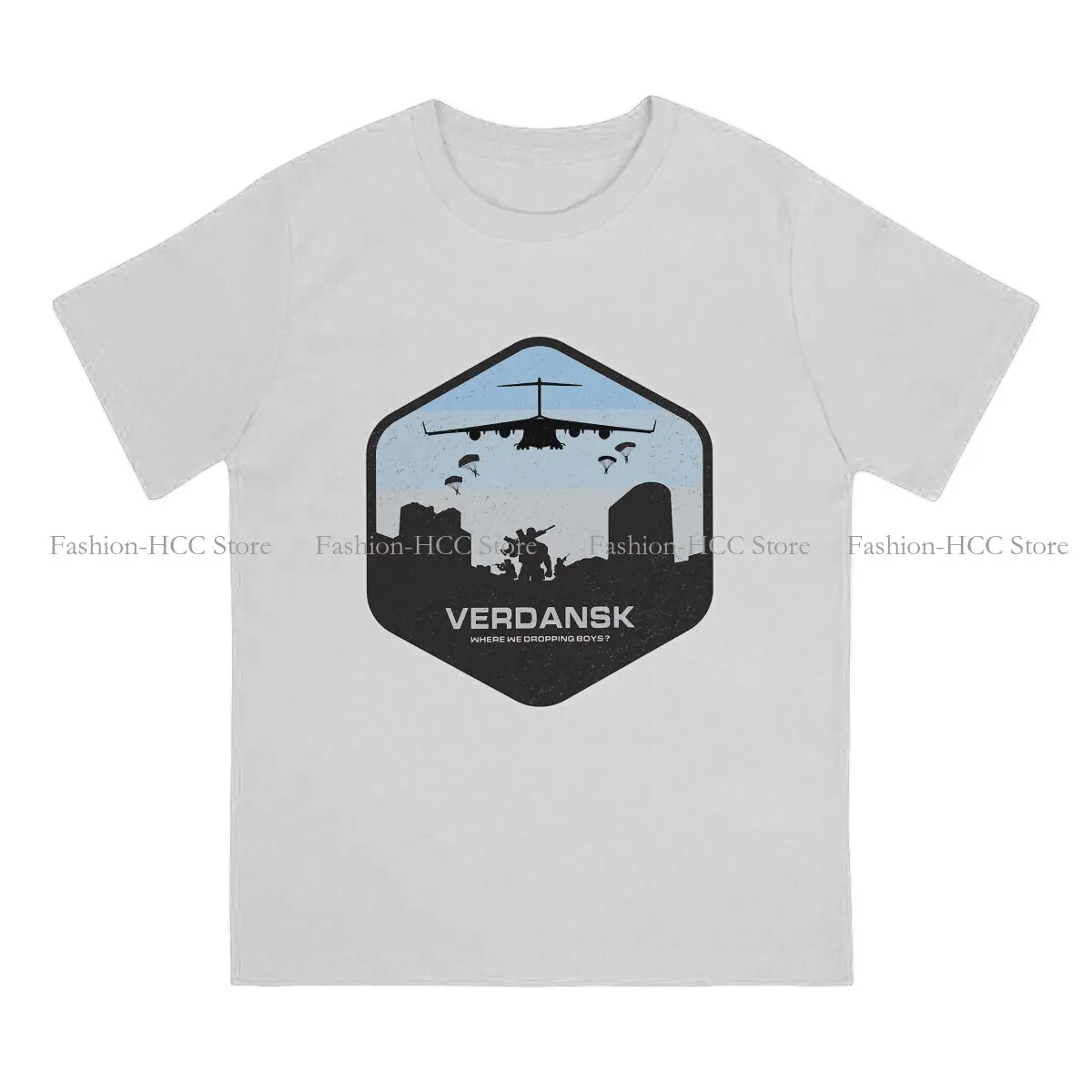 Verdansk Warzone Battle Royale Classic Casual Polyester TShirt COD Black Ops Cold War Printing Streetwear Comfortable