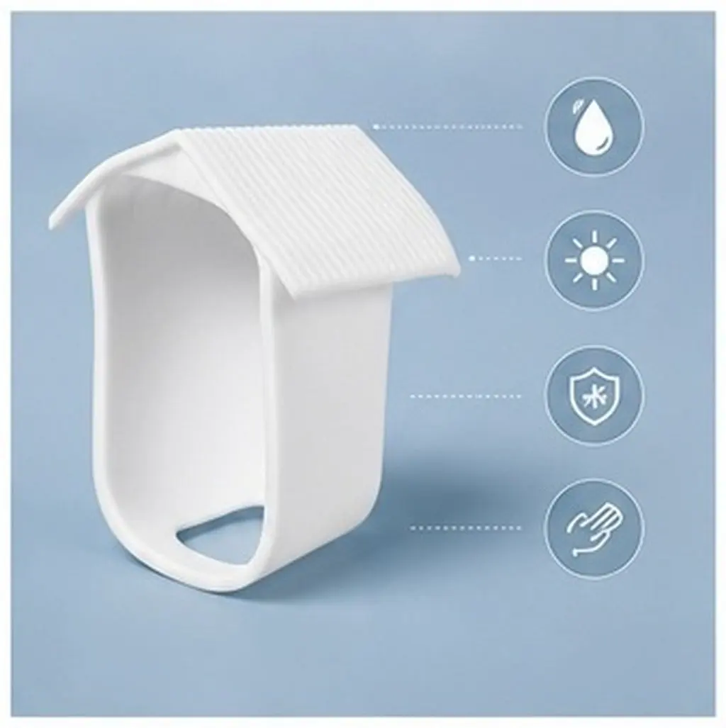 Waterproof Silicone Camera Case Outdoor Security Camera Protective Cover Weatherproof Rainproof Enclosure for Surveillance