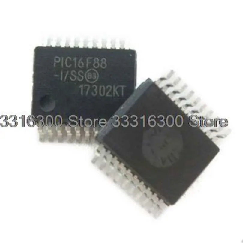 10PCS New PIC16F88-I/SS   SSOP20  Microcontroller chip IC