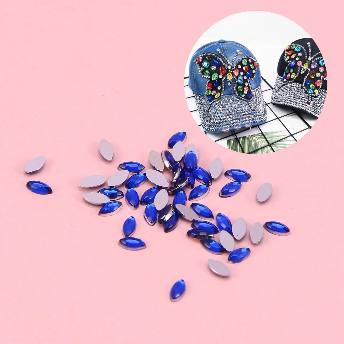 

12 Colors Nail Gems Decorations Supplies Flat Back Shaped Manicure Accessories DIY Nail Art Crystal Shiny Rhinestones