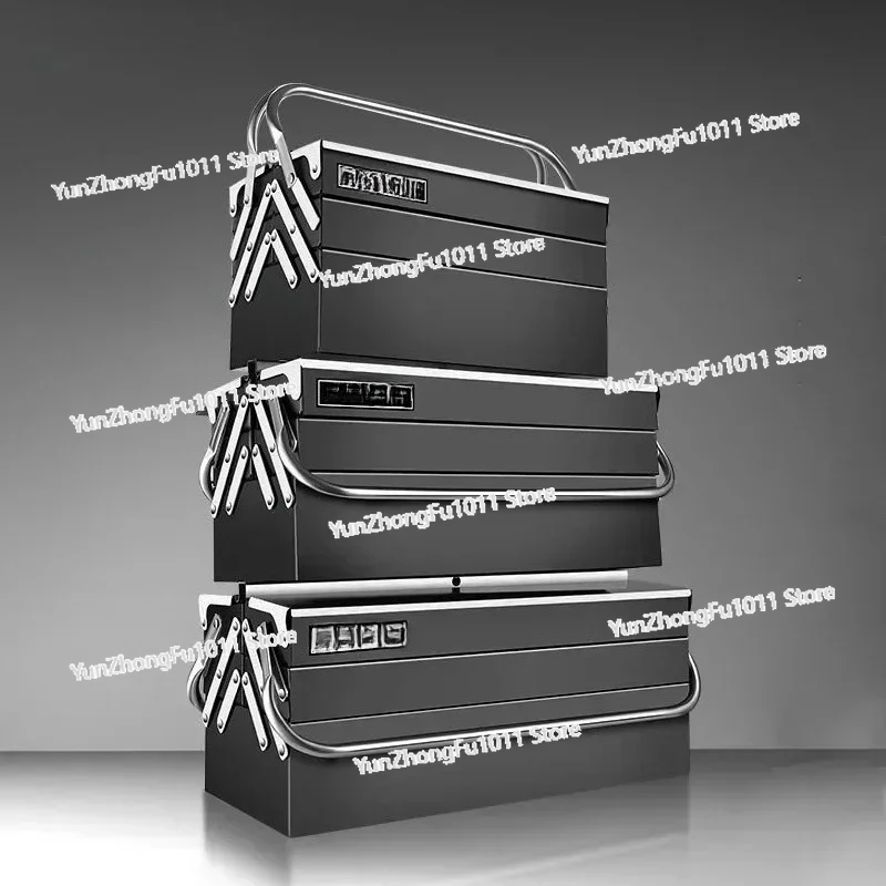 Multifunctional Case Electrician Storage Parts Tool Boxes Car Mechanic Tools Organizer Box Drawers Accessories Metal Briefcase