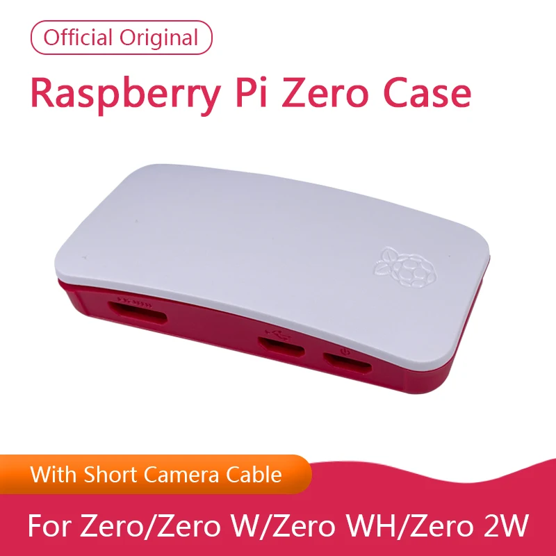 

Официальный Raspberry Pi Zero чехол с коротким кабелем для камеры Raspberry Pi Zero / Zero W / Zero WH / Zero 2 W