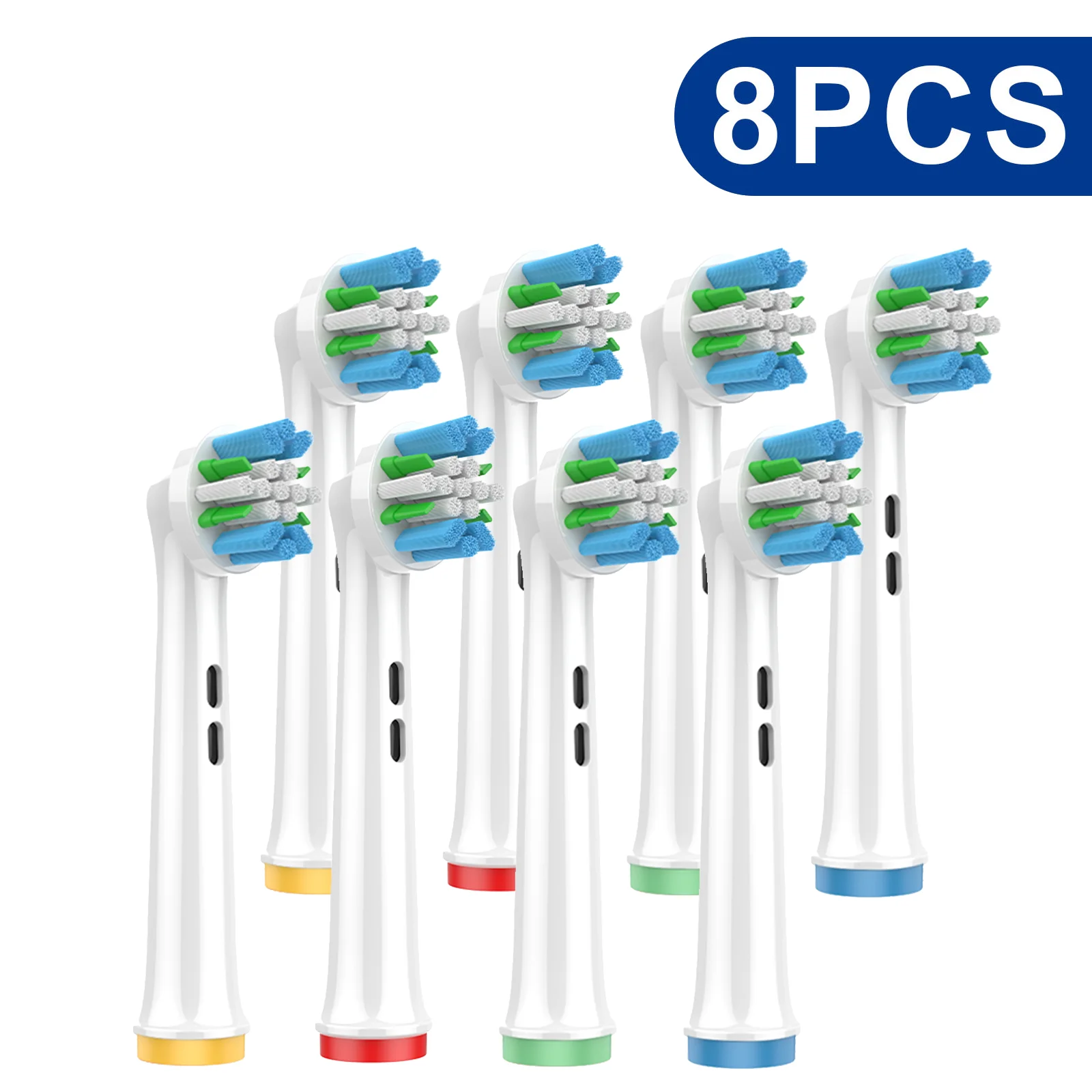 

4/8Pcs Replacement Toothbrush Heads Whiten Teeth Daily Clean/Precison Cleaning/Soft Care Precision Clean Toothbrush Head