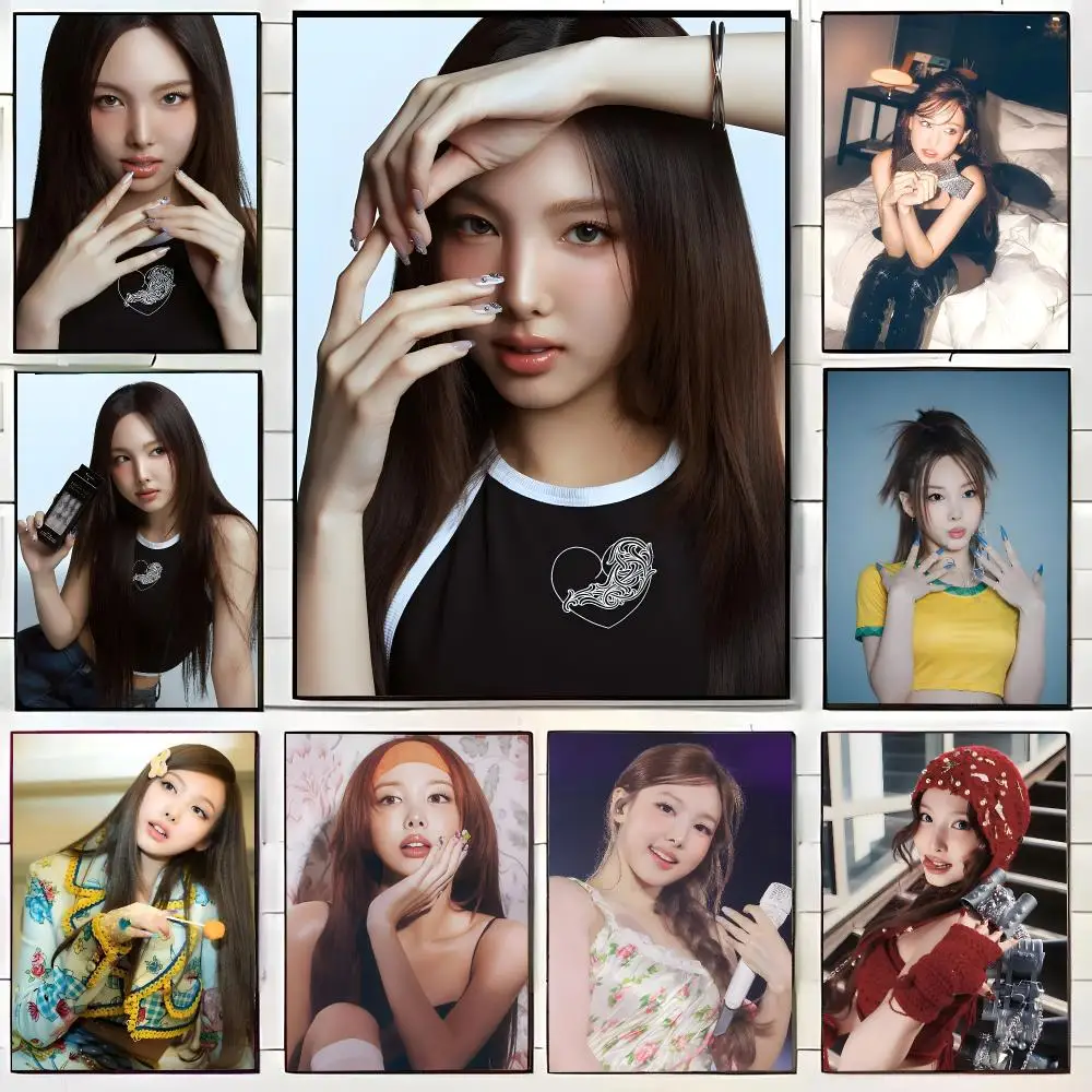 Korean Female Singer N-Nayeon Poster HD Self-Adhesive Wall Decals For Living Room & Bedroom Home Decor Gift