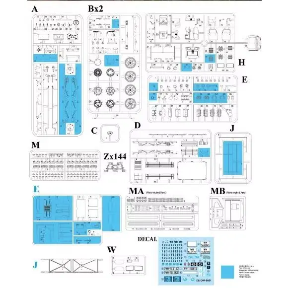 DM6691 DRAMI 1/35 RSO/01 Type 470 Track Tracked Towing Vehicle Assembly Model Kit